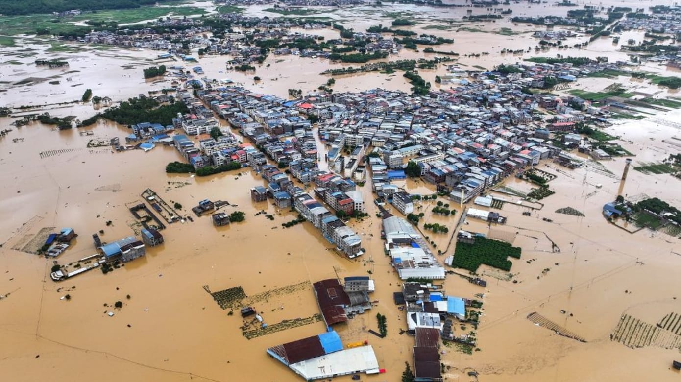中国南部7月发生严重洪灾 死亡人数增加到159人
