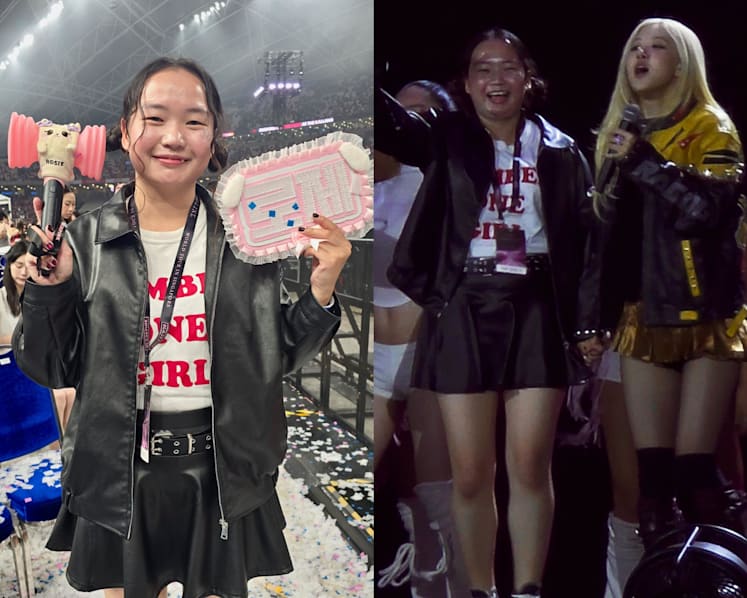 This Blackpink fan got to sing with Rose on stage during the K-pop