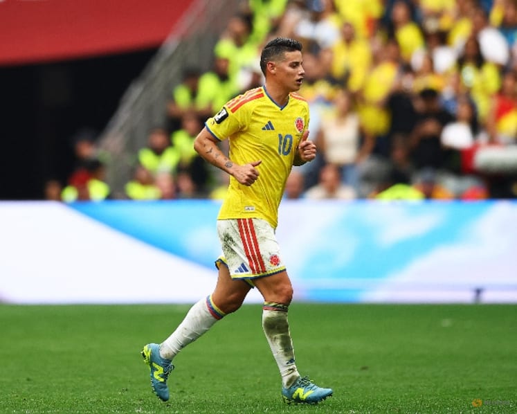 James Rodriguez returns to Colombia with Atletico Nacional