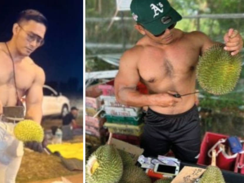 'I&rsquo;ve been selling things without a shirt on since young': says muscled Malaysian durian seller who was told by religious department to cover up
