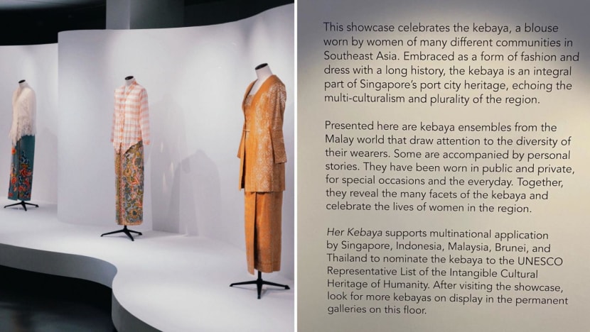 Singapore museum says kebaya exhibition text edited 'to reflect its multicultural heritage'