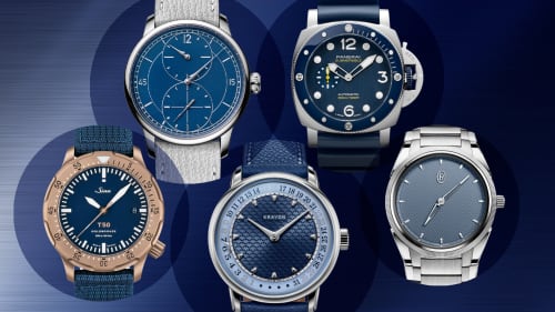 Dial up your watch collection with these 5 blue timepieces