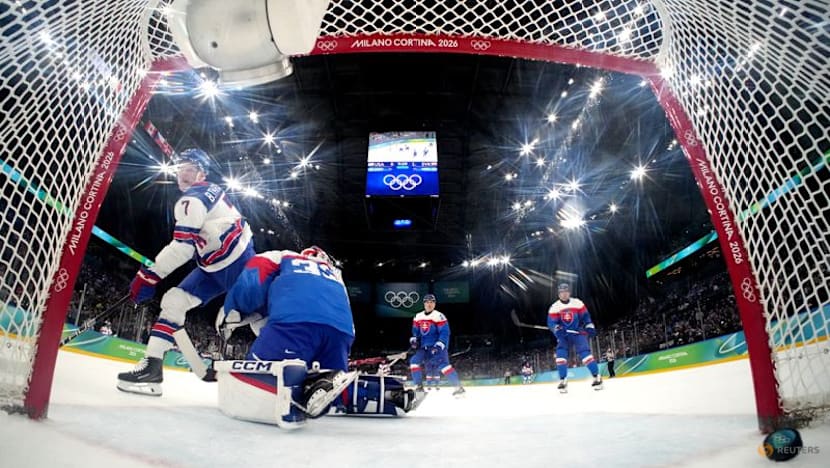 Ice hockey-US rout Slovakia to set up final showdown with Canada