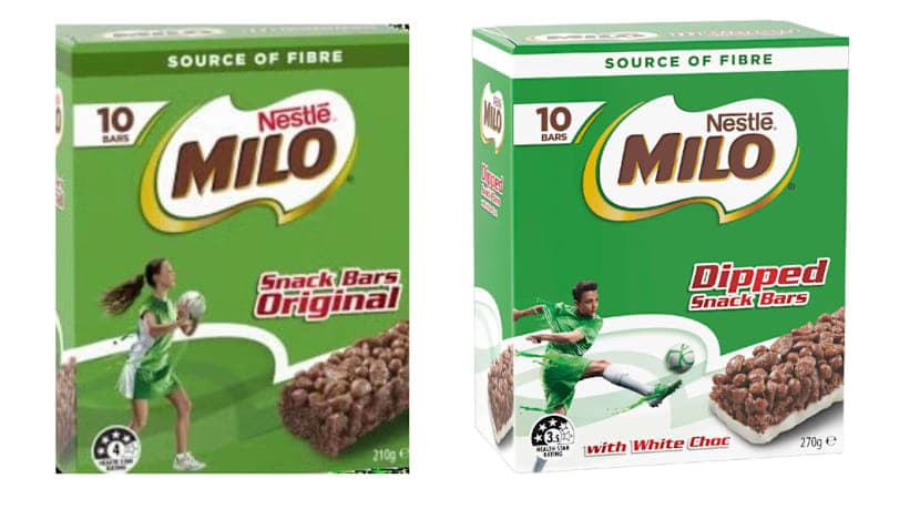 Milo தின்பண்டங்களில் ரப்பர்?