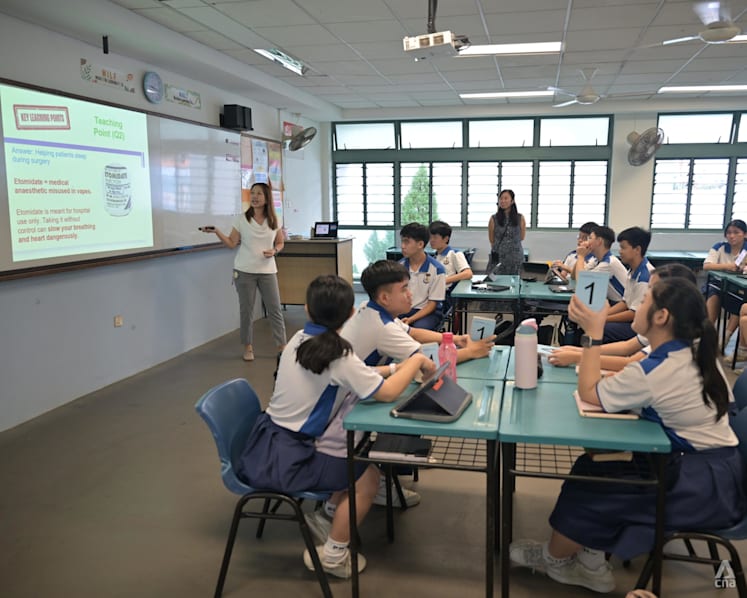 Singapore schools add anti-vaping content to science, character education lessons
