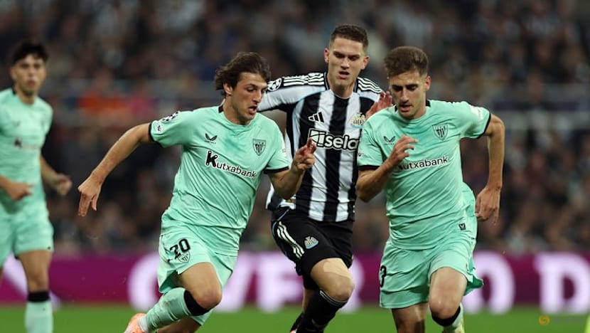 Newcastle make it three in a row with win against Athletic Bilbao