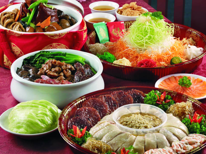 CNY takeaway reunion dinner menus