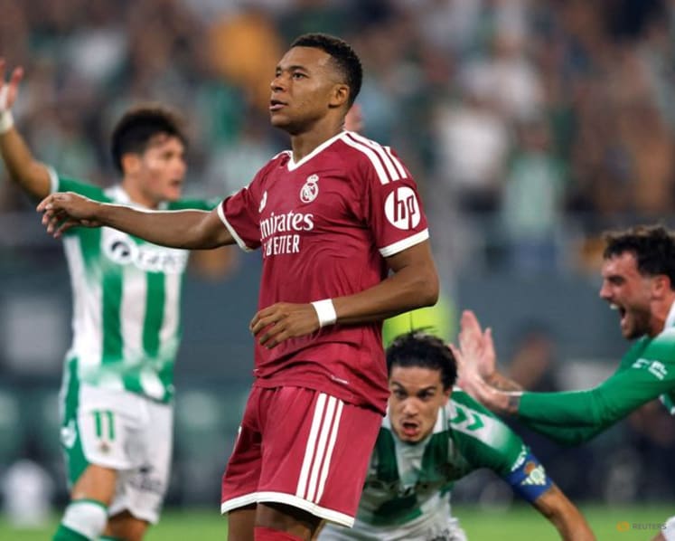 Mbappe denied at the death as Betis beat Real Madrid