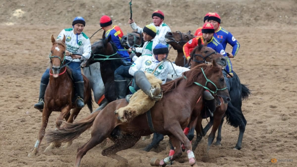 Western athletes try their hand at Kyrgyzstan’s Nomad Games