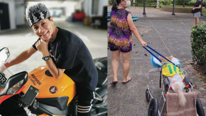 Wang Lei Shares Touching Vid Of His Neighbour Going On A Walk With Her Paralysed Dog