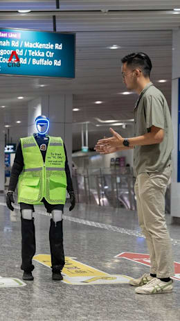 We put LTA’s new humanoid robot Olly to the test