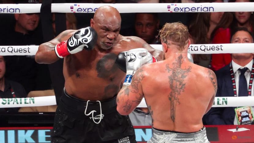 Former heavyweight champion Tyson has no regrets after fighting 'one last  time' - CNA