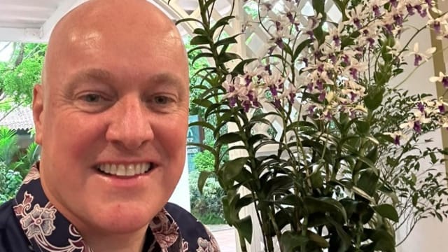 新西兰总理卢克森 出席胡姬花命名仪式