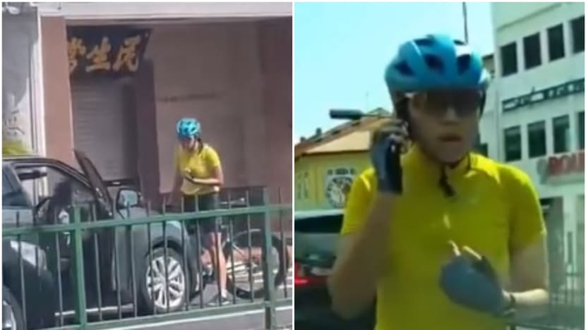 Cyclist who clung onto bonnet during row with motorist at East Coast Road charged with harassment 