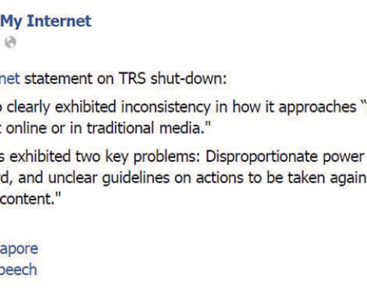 Blogger group slams shutdown of website as blatant censorship
