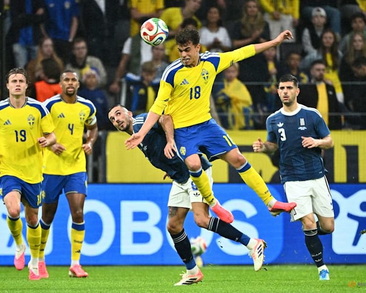 Greece spoil Sweden's pre-World Cup party with 2-2 friendly draw