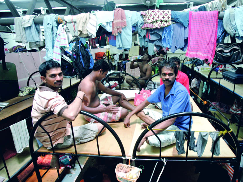 The COI report showed that 
nearly every foreign worker 
the committee spoke to said they were happy with their jobs and living quarters. Today file photo