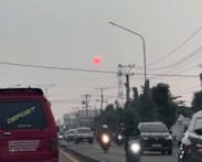 Matahari merah pekat hebohkan warga Medan, ini penjelasan BMKG