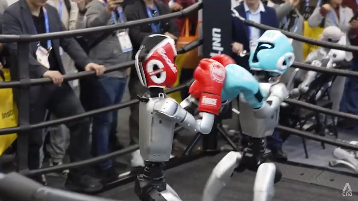 Kickboxing robots, self-driving cars: AI-powered tech dominates first major tech showcase of 2026