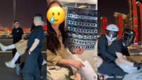 S'porean Woman Fractures Rib Doing Viral Chongqing Motorcycle Trend, Warns Others To Be Careful