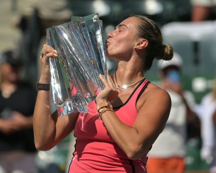 Sabalenka ends Indian Wells hoodoo with epic three-set victory over Rybakina