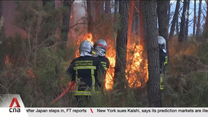 Cooler temperatures, rain bring relief to French firefighters
