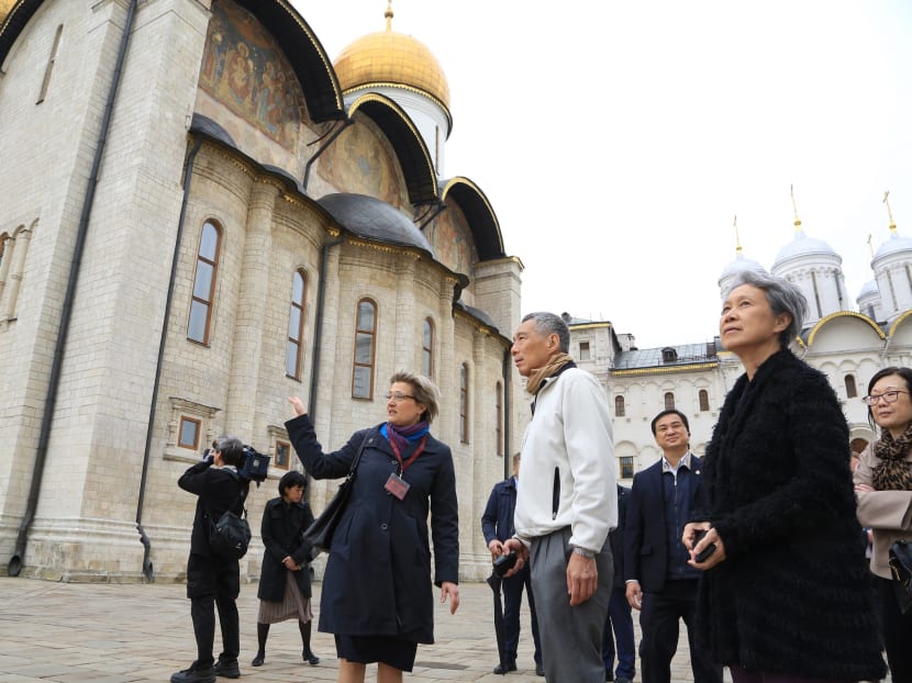 Singapore's Prime Minister Lee Hsien Loong was in Moscow to witness the signing of a memorandum of understanding between Singapore and the Eurasian Economic Commission (EEC). Photo: Ministry of Communications and Information Singapore's Prime Minister Lee Hsien Loong was in Moscow to witness the signing of a memorandum of understanding between Singapore and the Eurasian Economic Commission (EEC). Photo: Ministry of Communications and Information