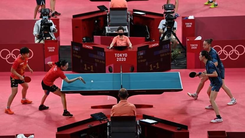 Olimpik: S'pura benam Perancis 3-0 dalam acara berpasukan; berentap dengan China esok