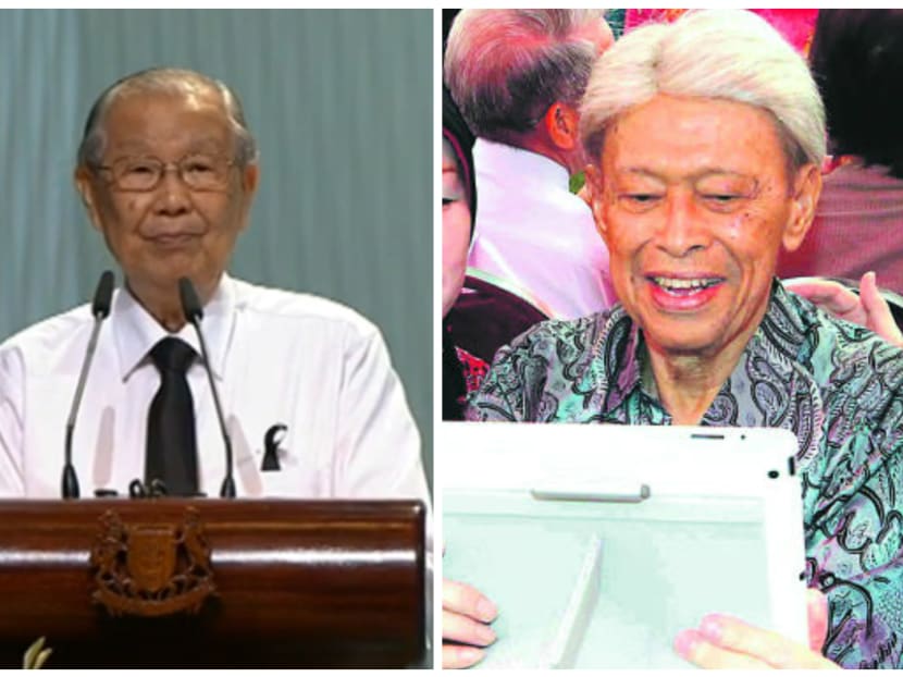 Mr Ong Pang Boon (left) and Mr Othman Wok. Photos: Channel NewsAsia, TODAY