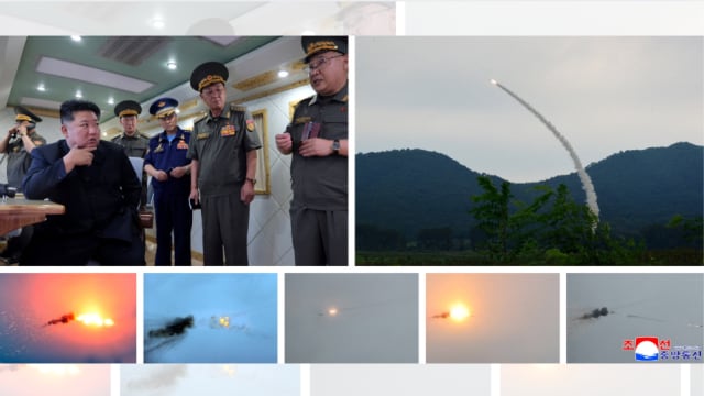 朝鲜宣称试射两枚新型防空导弹 金正恩亲自监督