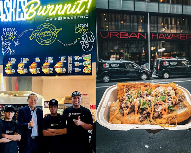 Singapore hawker burger chain Ashes Burnnit closes New York outlet at Urban Hawker food centre