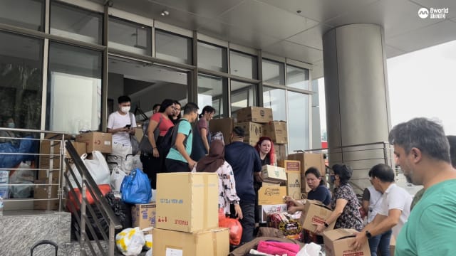 本地民众捐增土叙地震灾民二手物资 被转给非政府组织