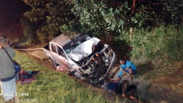 路旁修车飞来横祸 马国三名修车员遭撞死
