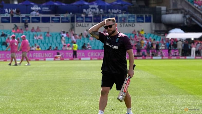 England coach McCullum praises 'tough lad' Brook's response to NZ controversy