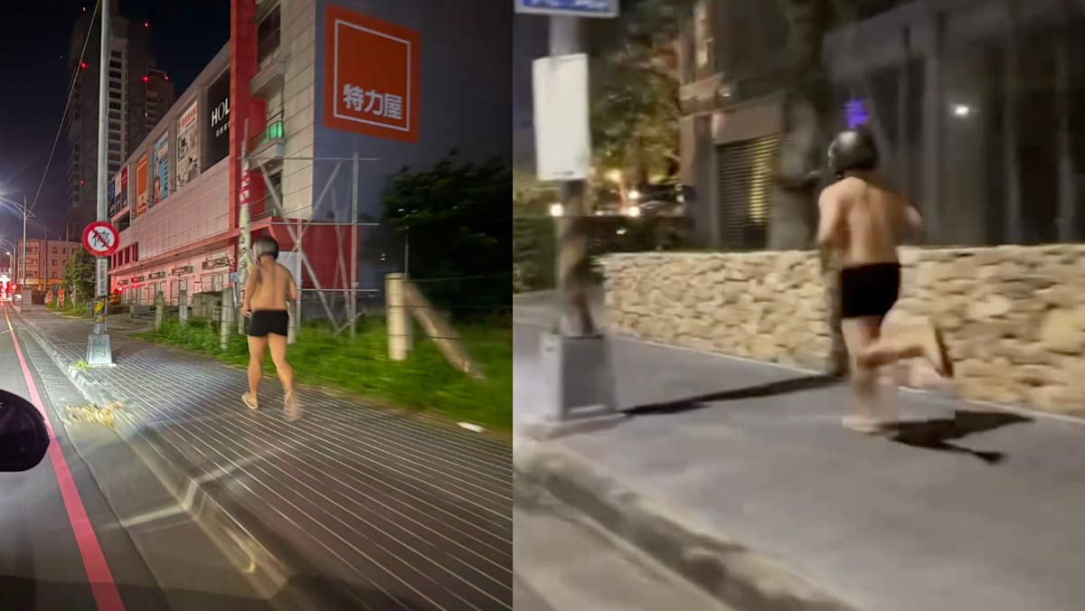Man Runs Nearly Naked On The Streets After Losing World Cup Bet