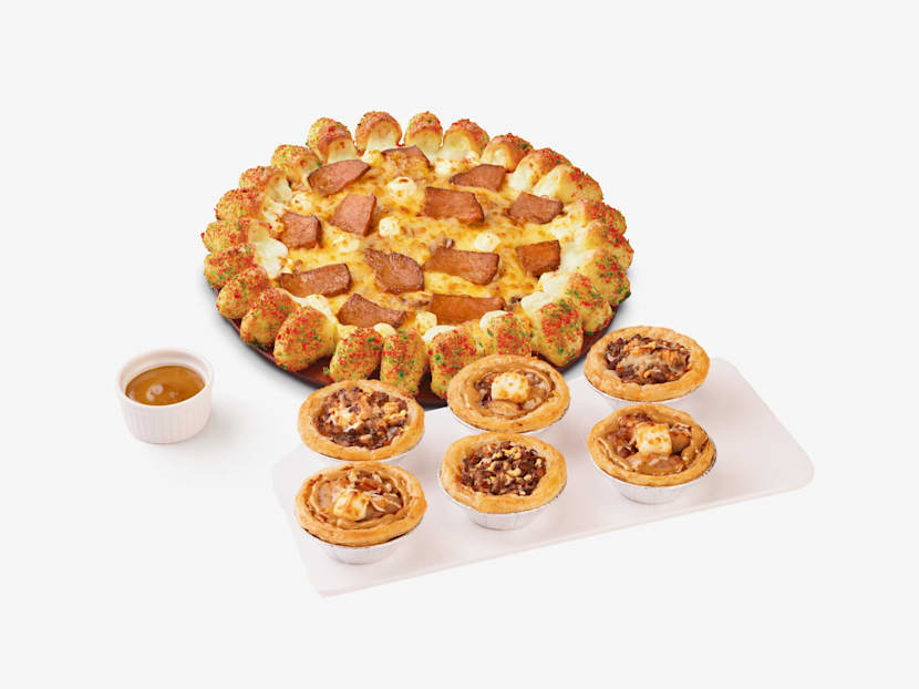 Pizza Hut Singapore's festive menu offers 'beefy welly' cheesy bites pizza, savoury tarts and more