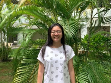 The author during her internship at Pathlight School in 2022, where she developed the drive to help kids with autism spectrum disorder (ASD).