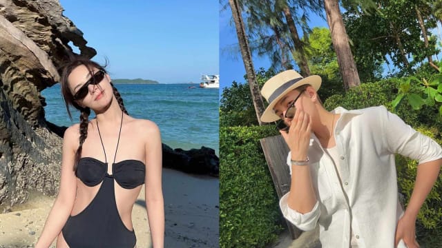 继亲脸后又同游普吉岛？阿娇传和“女版陈冠希”恋爱-ing！
