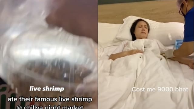 到普吉岛吃生虾生蚝 狮城旅客食物中毒提醒国人警惕