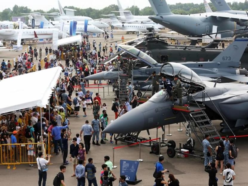 About 80,000 people attended the Singapore Airshow the last time it was held in 2018.