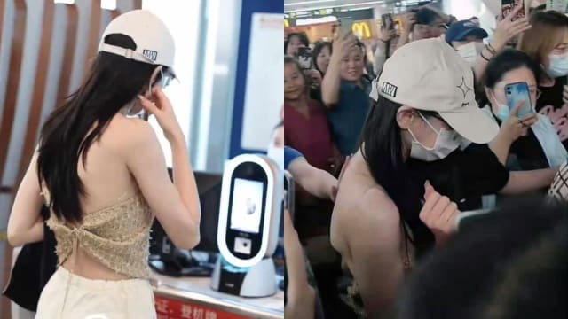 当众被性骚？迪丽热巴被路人摸背画面疯传