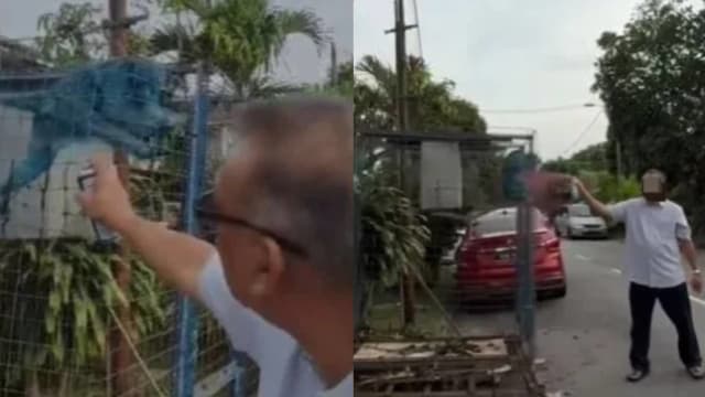涉嫌喷漆虐待笼中猴子 马国男子助查