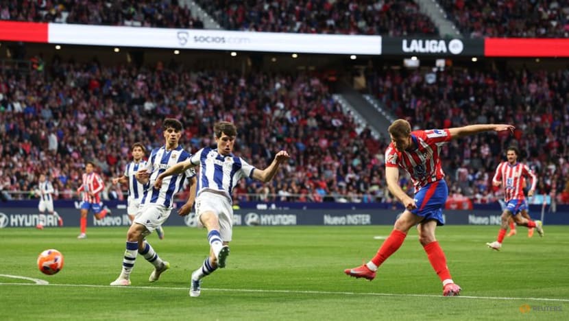 Atletico's Sorloth grabs all four goals and sets record in Sociedad rout