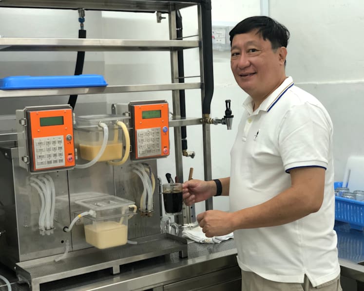 Singapore startup launches first-of-its-kind machine to brew kopitiam-style coffee