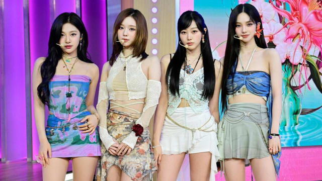 舞台惊见蟑螂　aespa吓得花容失色