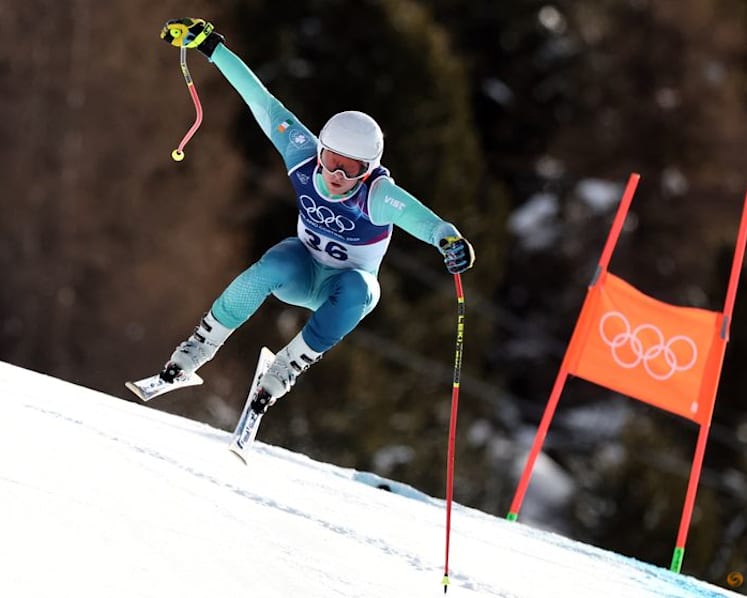 Alpine skiing-Ireland will be buzzing, says Comerford after finishing last in downhill