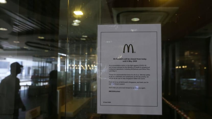 McDonald's says employees with Covid-19 manned 9 outlets; all workers to be paid during operational pause