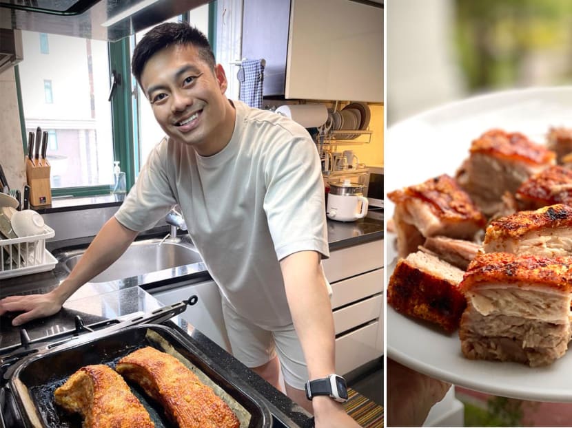 Spin instructor makes and sells roast pork belly from home, self-aware about irony