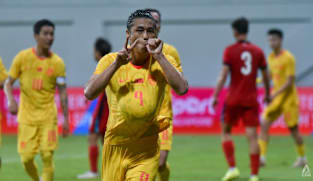 Football: Singapore edged out by China in friendly match