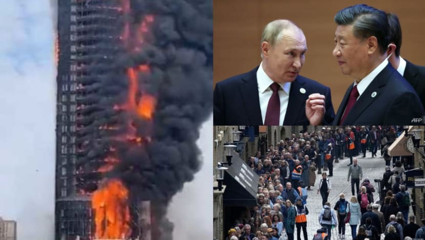 Daily round-up, Sep 16: Fire engulfs office tower in China; Xi and Putin call for shake-up of world order